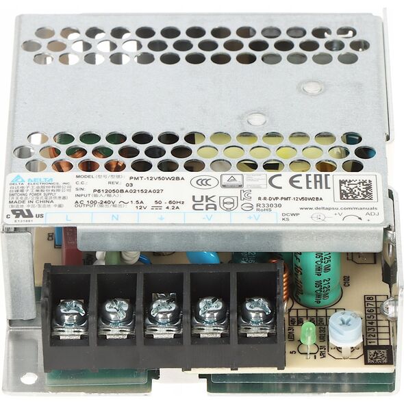 Delta ZASILACZ IMPULSOWY PMT-12V50W2BA Delta Electronics