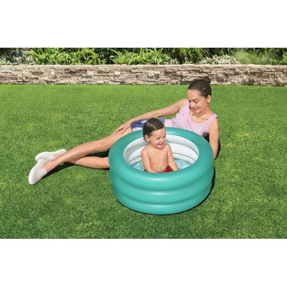 Triton Dmuchany Basen Brodzik dla dzieci 2+ Niebieski BESTWAY 70x30cm