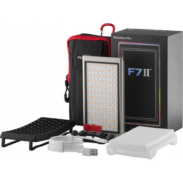 Lampa studyjna Falcon Eye Lampa LED FalconEyes F7 II 2500-9000K, RGB