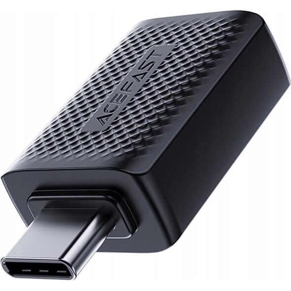 Προσαρμογέας Acefast USB Προσαρμογέας Acefast J1 USB-A 3.0 (Γυναίκα) σε USB-C 3.0 (Άνδρας) 5Gb/s - Μαύρο 14206912 6974316282990