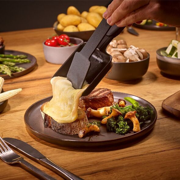 Grill elektryczny Severin Severin RG 2360 grill raclette 4 os. 800 W Czarny