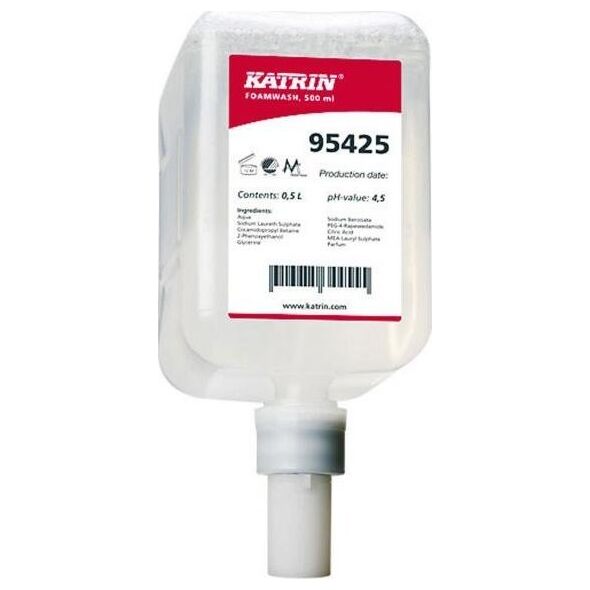 Katrin Clean – Mydło w piance, łagodne dla skóry - 500 ml