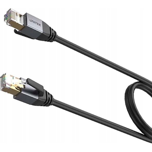 Unitek kabel Ethernet RJ-45 LAN, patchcord cat.8 (S/FTP), przewód sieciowy 1,5m