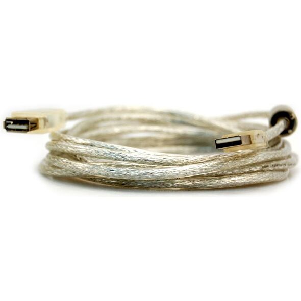Kabel USB InLine USB-A - USB-A 2 m Przezroczysty (34618Q)