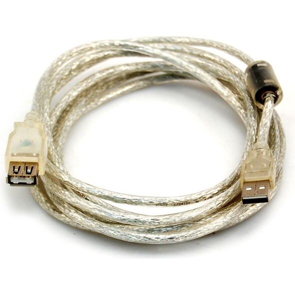 Kabel USB InLine USB-A - USB-A 2 m Przezroczysty (34618Q)