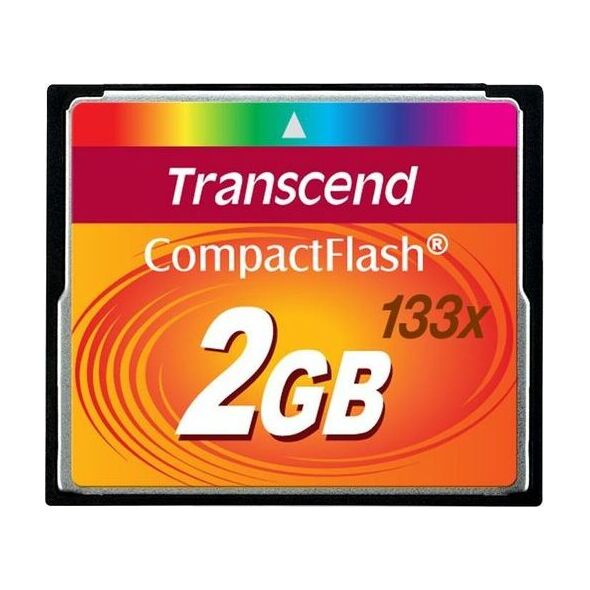 Karta Transcend 133x Compact Flash 2 GB  (TS2GCF133)