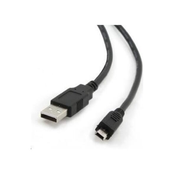 Kabel USB Gembird USB-A - miniUSB 1.8 m Czarny (CCPUSB2AM5P6)