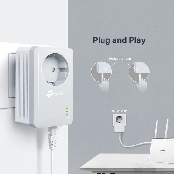 Adapter powerline TP-Link TL-PA4010P Kit