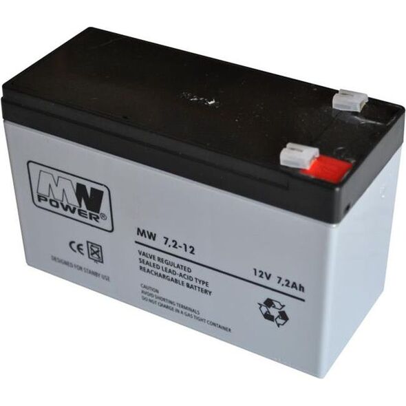 MW Power Akumulator 12V 7,2Ah