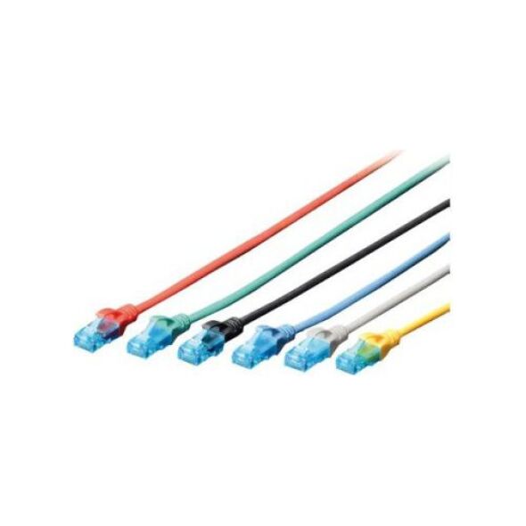 Digitus Patch cord U/UTP kat.5e PVC 0,25m szary (DK-1512-0025)
