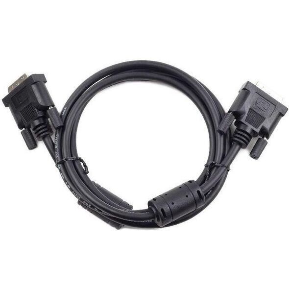 Kabel Gembird DVI-D - DVI-D 4.5m czarny (CC-DVI2-BK-15)