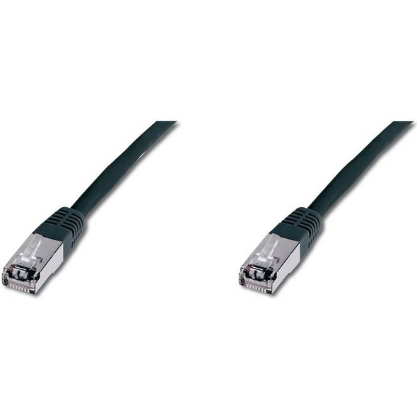 Digitus CAT 5e Patchcord SF/UTP Czarny 5M (DK-1531-050/BL)