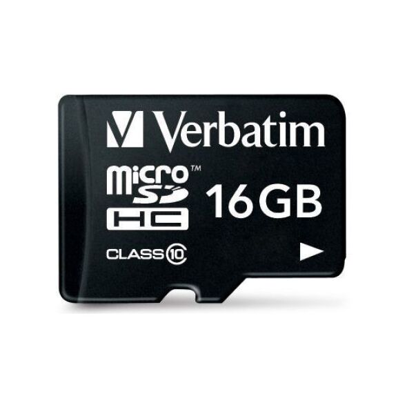 Karta Verbatim Premium MicroSDHC 16 GB Class 10 UHS-I/U1  (44082)