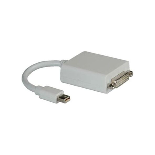 Adapter AV Roline DisplayPort Mini - DVI-I biały (12.03.3128)