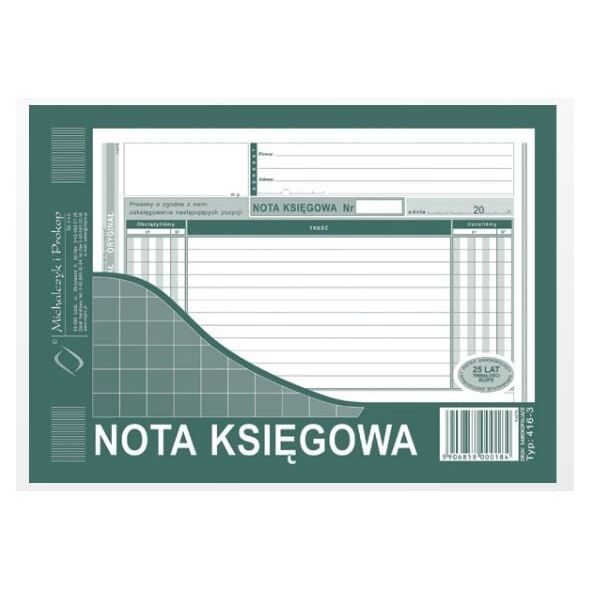 Michalczyk & Prokop Nota księgowa A5 80 kartek (416-3)