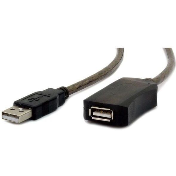 Kabel USB Gembird USB-A - 10 m Czarny (UAE-01-10M)