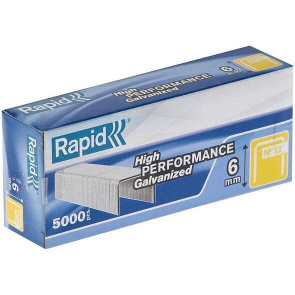 Rapid Zszywka 13x6mm do zszywaczy pistoletowych 5000szt. (11830700)