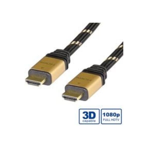 Kabel Roline HDMI - HDMI 2m złoty (11.04.5502)