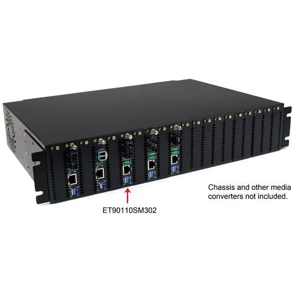 Konwerter światłowodowy StarTech ETHERNET SM FIBER CONVERTER SC (ET90110SM302)