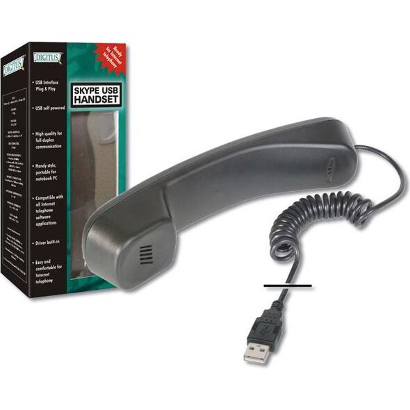 Digitus Słuchawka Skype USB (DA-70772)