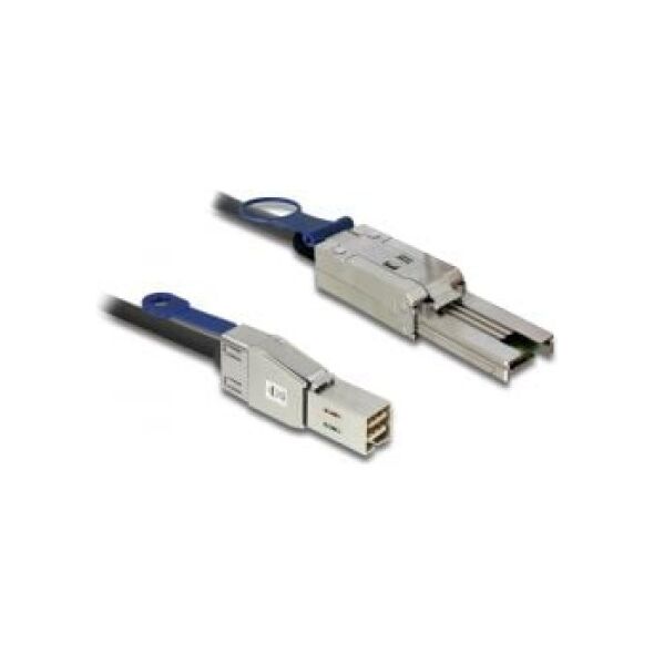 Delock SFF 8644 - SFF 8088, 2m, Czarny (83572)