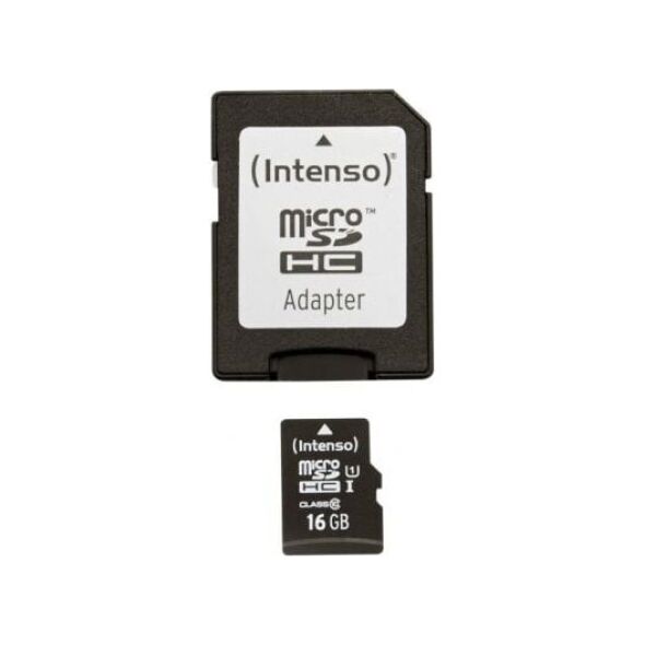 Karta Intenso Premium MicroSDHC 16 GB Class 10 UHS-I/U1  (3423470)