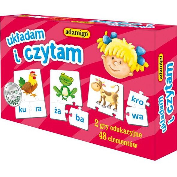 Adamigo Gra Układam i czytam - 6618