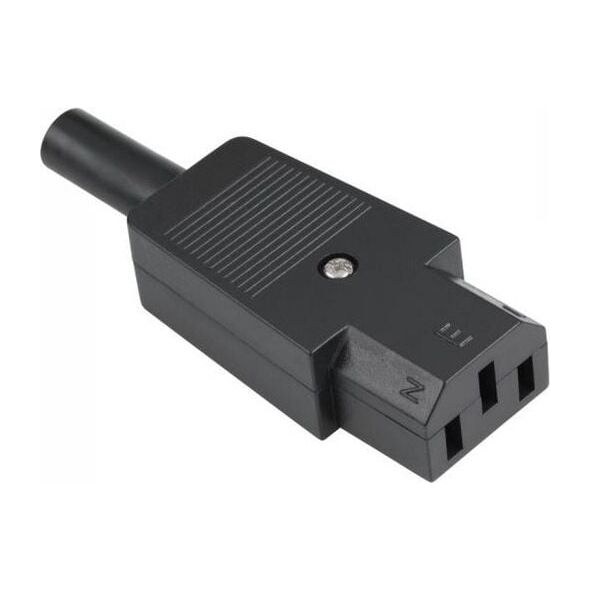 Gniazdo AC 3PIN na kabel komputerowy - (GNI0121)