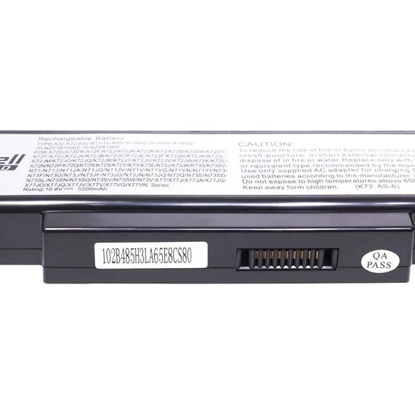 Bateria Green Cell do Asus K72 K73 N71 N73 A32-K72 10.8V 6 cell (AS06PRO)