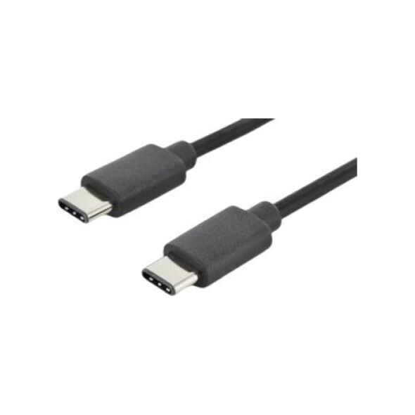 Kabel USB Digitus USB-C - USB-C 1 m Czarny (AK-300138-010-S)