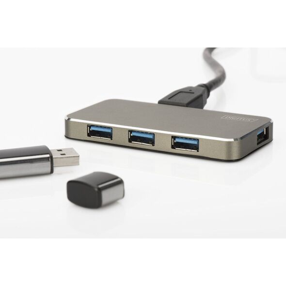 HUB USB Digitus 4x USB-A 3.0 (DA-70240)
