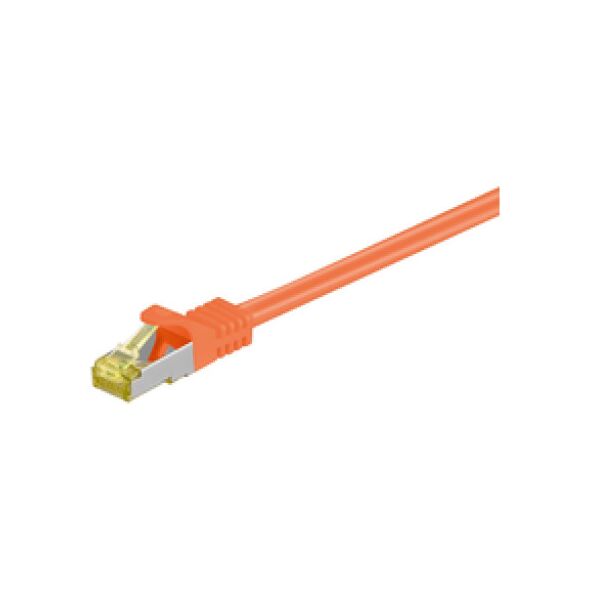 MicroConnect CAT 7 S/FTP RJ45 ORANGE 0.25m (SFTP70025O)