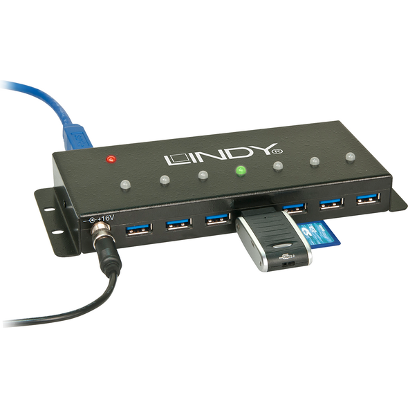 HUB USB Lindy 7x USB-A 3.0 (43128)