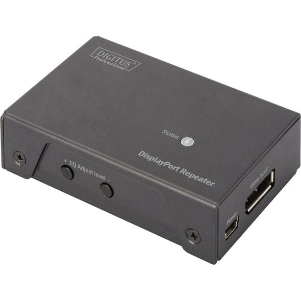 System przekazu sygnału AV Digitus Repeater DisplayPort - DisplayPort Czarny - DS-52900