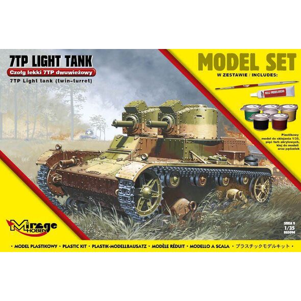 Mirage Czołg lekki 7tp dwuwieżowy set - 835094