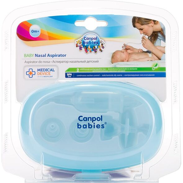 Canpol Aspirator do nosa z miękką końcówką - wyrób medyczny 5/119med
