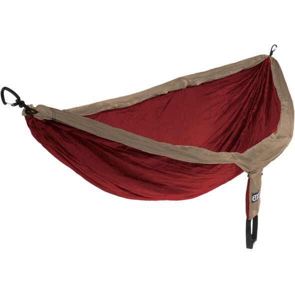 Eno Hamak turystyczny 2-osobowy DoubleNest Khaki/Maroon (DH025)