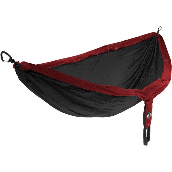 Eno Hamak turystyczny 2-osobowy DoubleNest Black/Maroon (DH042)