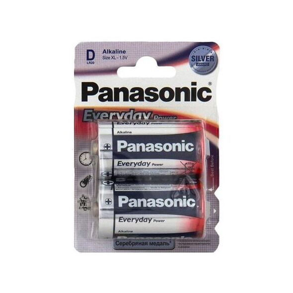 Panasonic Bateria Everyday Power D / R20 2 szt.