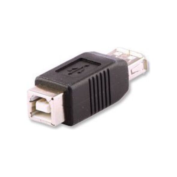 Adapter USB Lindy USB - USB-B Czarny  (71228)