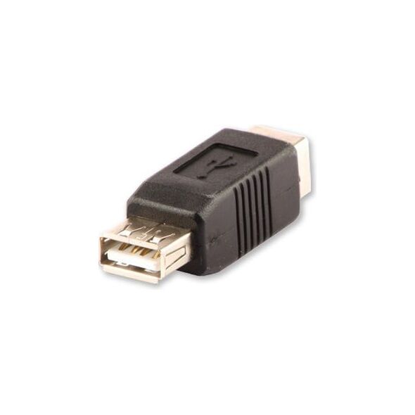 Adapter USB Lindy USB - USB-B Czarny  (71228)