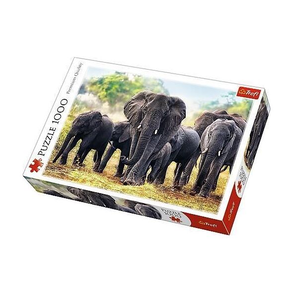 Trefl Puzzle 1000 Afrykańskie słonie (226180)