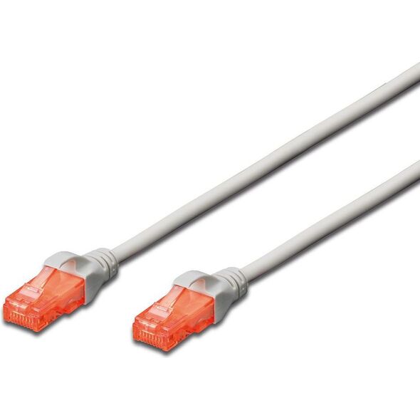 Digitus RJ-45/RJ-45 kat.6 U/UTP Szary 1m (DK-1617-010)