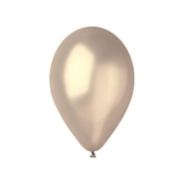 GoDan Balony 26cm metaliczne srebrne