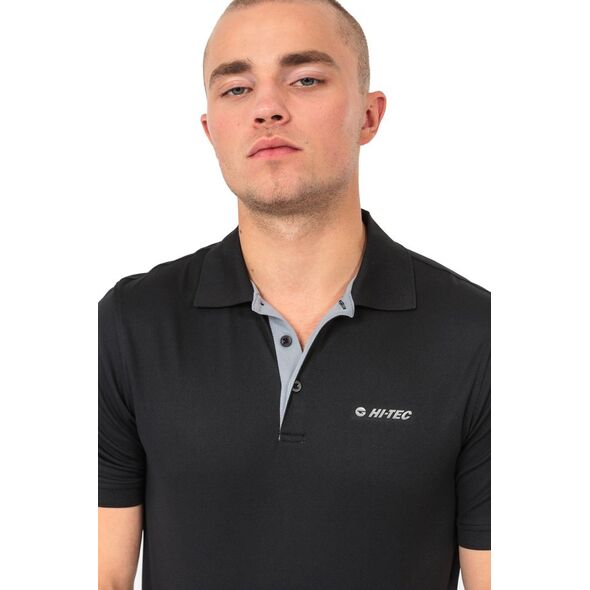 Hi-Tec Koszulka męska Site Black/Silver r. M