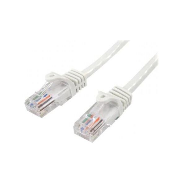 StarTech RJ-45/RJ-45, kat. 5e, U/UTP, 7m, biały (45PAT7MWH)