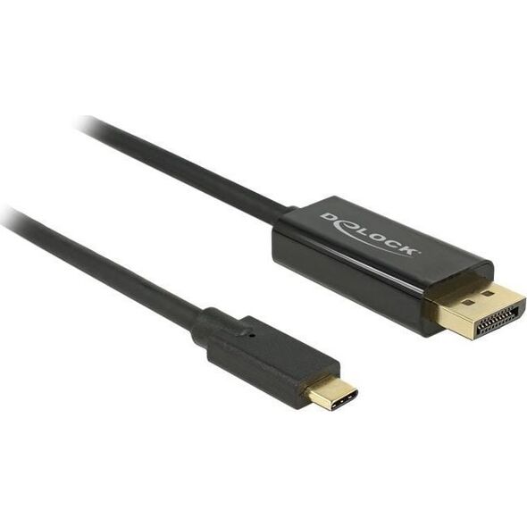 Kabel USB Delock USB-C - DisplayPort 1 m Czarny (85255)