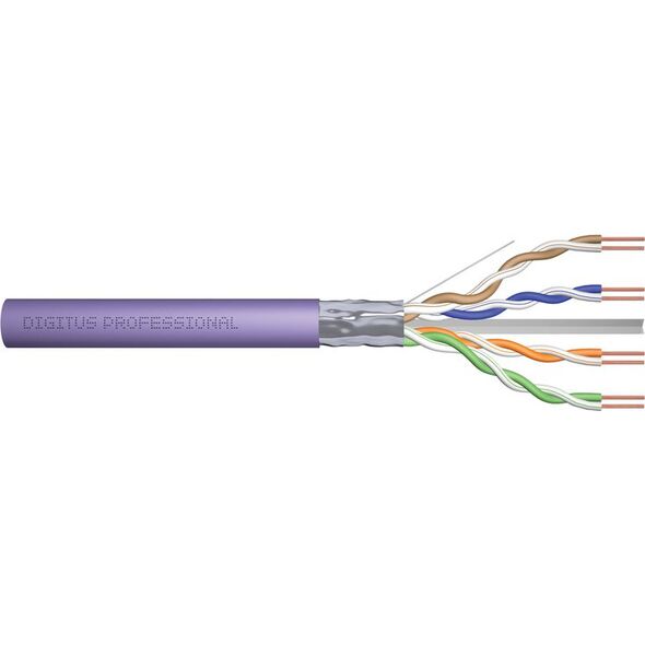 Digitus F-UTP, kat.6, Fioletowy, 100m (DK-1623-VH-1)