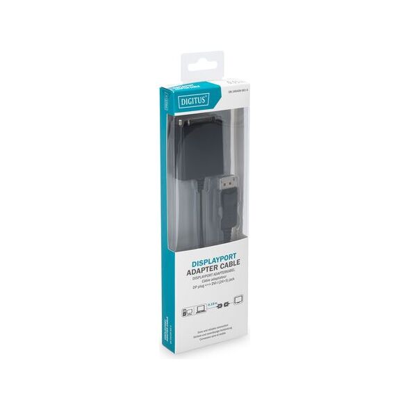 Adapter AV Digitus DisplayPort - DVI-I czarny (DB-340409-001-S)