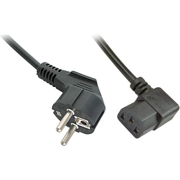 Kabel zasilający Lindy CEE 7/7 wtyczka kątowa, 5m (30309)
